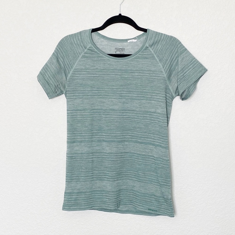 Patagonia Stretch Athletic Striped Tee M